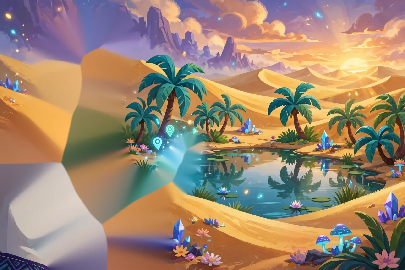 Every desert ends where two hearts meet.