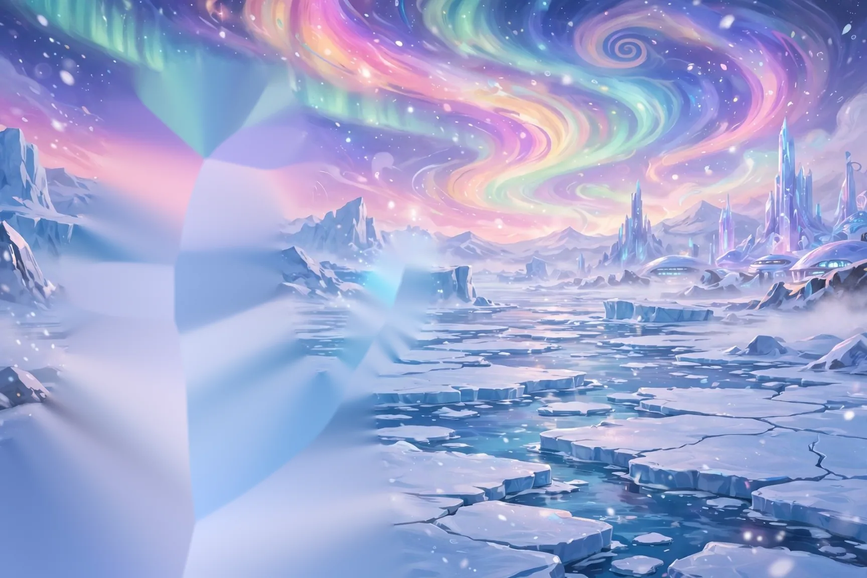 She was made for winter — and still she glows.